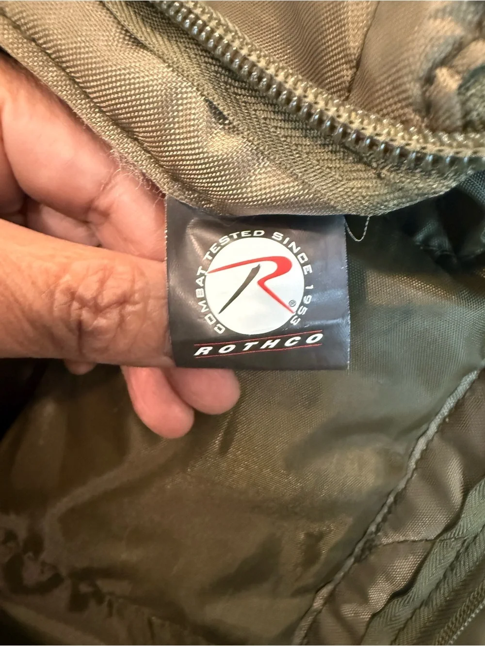 Rothco Brown Military Garment Carry Bag Travel Storage Tote Pilot Bag